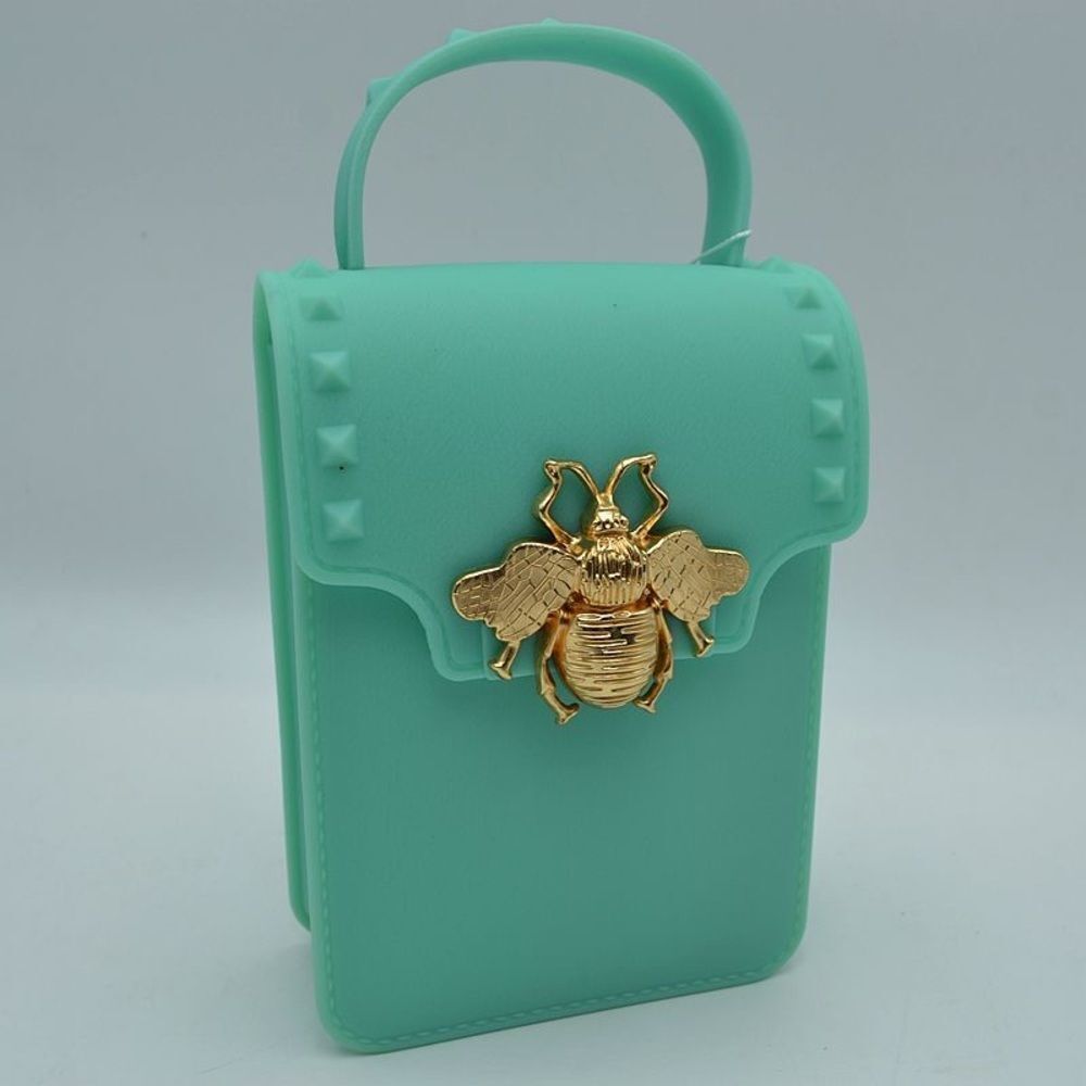 Queen Bee Crossbody Jelly Mini Cellphone Bag